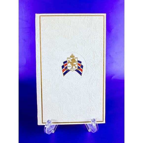 Vtg Bridge Score Pad MCM 1950s Henriette British War Relief Society Contract - Picture 1 of 9